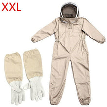 Load image into Gallery viewer, Cotton Full Body Beekeeping Clothing Veil Hood Hat Clothes Jacket Protective Beekeeping Suit Beekeepers Bee Suit Safety Clothing